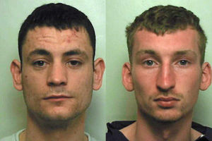 Alistair Douglas, left, ran away while Josh fought for life, while James Robb tried to lie his way out of trouble
