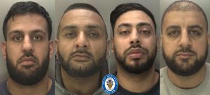 Amrez Alam, Mudasser Hussain, Mohammed Asim and Waqar Ali will all spend time in prison after being found guilty. Photo: West Midlands Police