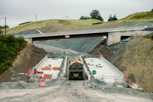 The route of the Newtown bypass was changed