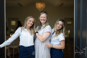 Amy Applegarth and staff at Stockton House