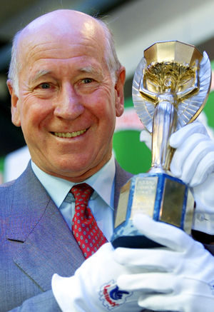 Sir Bobby Charlton, one of England's 1966 winning heroes