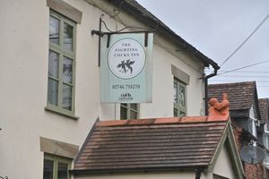 The Fighting Cocks Pub in Stottesdon. 