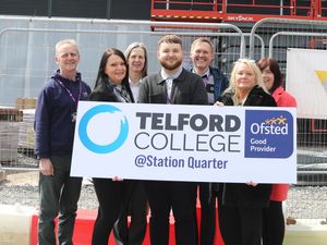 Supporting image for story: Telford College team pay visit to new Station Quarter base