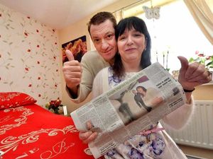 Supporting image for story: Hednesford couple tell of delight as bedroom makeover ends their mould hell
