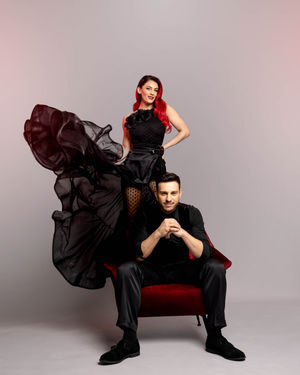 Vito Coppola and Dianne Buswell. Photo: Red Hot and Ready - Burn The Floor