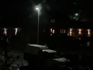 Supporting image for story: See the flashing Shrewsbury street light that's kept residents awake at night since September