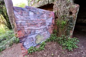 DUDLEY COPYRIGHT NATIONAL WORLD TIM THURSFIELD -30/04/25Vandals have sprayed graffiti on Vales Rock rock houses, near Kinver.