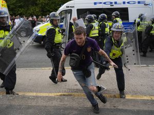 Supporting image for story: Man admits stoking fire outside hotel housing asylum seekers during riot