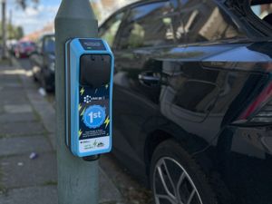 Supporting image for story: UK’s ‘largest’ on-street EV charger project installs first device