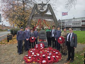 Supporting image for story: Aldersley High School students honour the fallen with silence and service