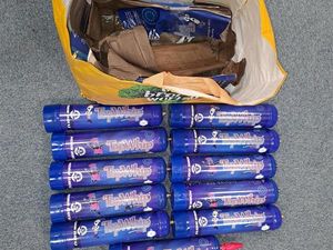 Cannisters discovered on patrol in Shifnal.