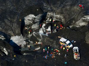 Supporting image for story: Two people still missing after tourist killed in Iceland ice cave collapse