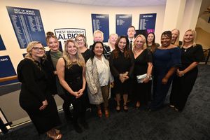 BUSINESS COPYRIGHT NATIONAL WORLD TIM STURGESS 13/11/24.  Ladder for the Black Country  Apprentice Awards 2024 .The Richardson Suite at West Bromwich Football Club. Pictured, Sandwell and West Birmingham NHS Trust.