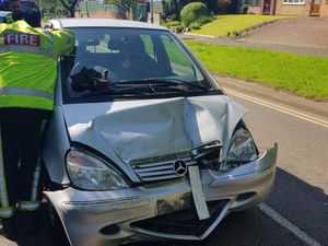 Supporting image for story: Two taken to hospital as crash shuts Birmingham New Road
