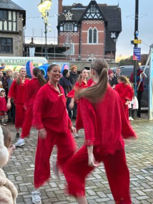 Insteps dancers performing as part of the cast of Aladdin