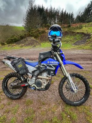 The stolen off-road Yamaha bike