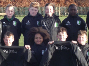 Supporting image for story: Kingswinford business supports junior footballers