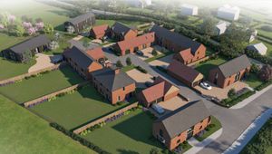 An artistic impression of what a housing scheme will look like in West Felton. Picture: Berrys