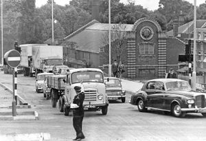 July 12, 1968: 'The remainder of section three of the Wolverhampton Ring Road 'between Darlington Street and Waterloo Road' came smoothly into operation this morning. Only minutes after the last workmen left the road, traffic wardens stepped out into the middle of the Waterloo Road/Bath Road junction and transformed the former two-way section of the ring road into a one way carriageway, and opened the new section to traffic coming up from the Chapel Ash direction to Waterloo Road.'