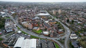 Stourbridge Ring Road, which boy racers are treating like a race track at night.