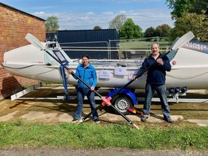 Supporting image for story: For Better Oar Worse, married couple line up against dad, Iain in Atlantic challenge