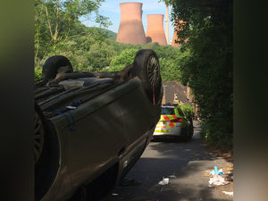 Supporting image for story: Woman airlifted to hospital after Telford crash