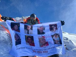 Supporting image for story: Former Royal Marine completes ‘world’s longest triathlon’ at Everest summit