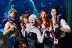 The cast of Unfortunate at Birmingham's Bear Grylls Adventure