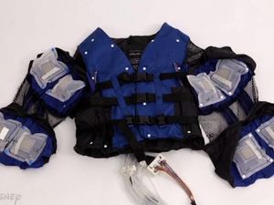 Supporting image for story: This prototype Disney jacket will make virtual hugs feel real