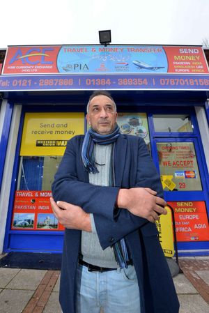 Basharat Khan, who runs ACE Travel & Money Transfer