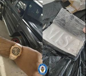 Ali could be seen flaunting his wealth, posing with an expensive watch and a Mercedes SUV