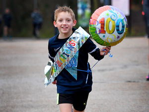 Supporting image for story: Big turnout for the last Telford Park Run of 2022 as 10-year-old reaches major milestone