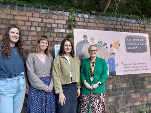 Supporting image for story: Art that stops you in your tracks: White Ribbon UK and West Midlands Railway launch inspiring station artwork