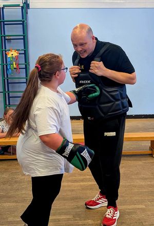 I.D. Boxing led sessions across various locations.