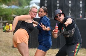 (L-R) Amy Jane, Rhoda Ward and Richard Eve from Walsall.