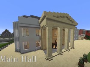 Supporting image for story: Students build replica campus online to support NHS 