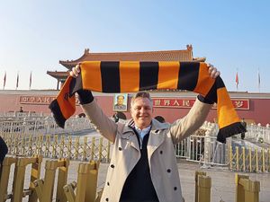 Michael at Tiananmen Square in Beijing