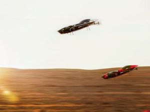 Supporting image for story: Airspeeder flying cars undertake first drag race