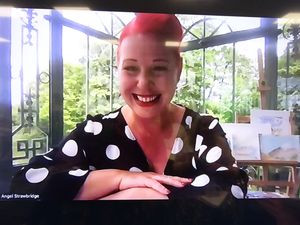 Angel Strawbridge in her French Château home