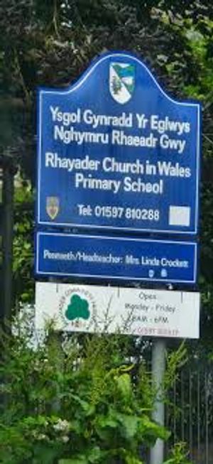 Rhayader Church in Wales Primary School was also closed for health and safety reasons
