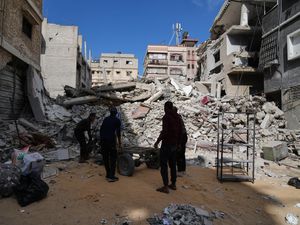 Supporting image for story: Israel’s military says ceasefire back on as Gaza strikes death toll reaches 104