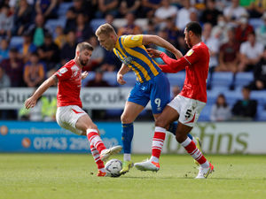 Supporting image for story: Sam Cosgrove won’t mind scrappy Shrewsbury Town goals