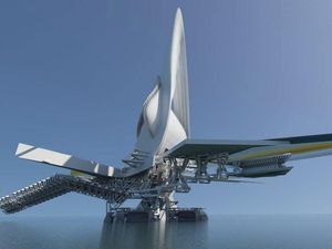 Supporting image for story: This mobile bridge is capable of sailing to new destinations