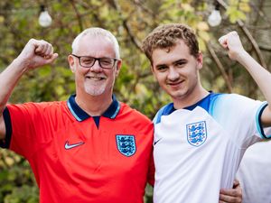 Supporting image for story: Telford pair slate Wales star at World Cup before realising they're berating his dad