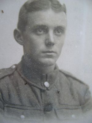 Peter Rhodes's grandfather, Pte John Willie Smith