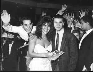 Top Model Linda Lusardi at Cascades, 1988.