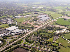 Supporting image for story: Work completed on £44m i54 site link road