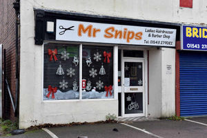 Mr Snips in Burntwood Road was targeted