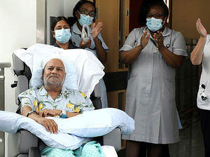 Supporting image for story: Bhangra legend leaves Wolverhampton hospital after ‘miracle’ recovery