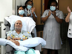 Supporting image for story: Bhangra legend leaves Wolverhampton hospital after ‘miracle’ recovery